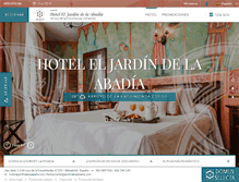 Tablet Screenshot of jardindelaabadia.com